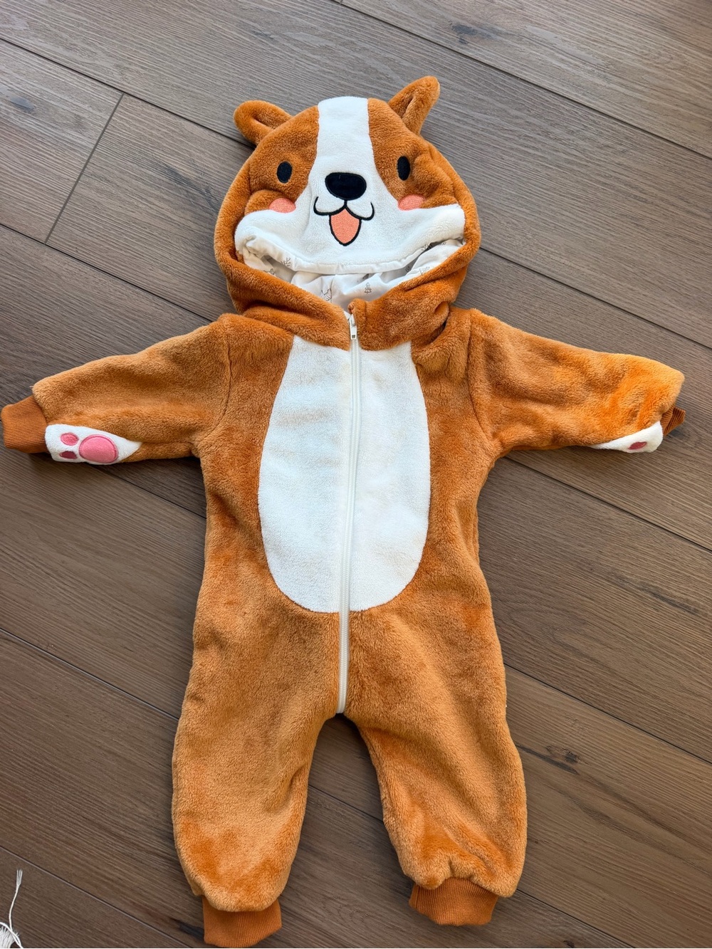 Halloween costume puppy dog  Hooded One-Piece for baby